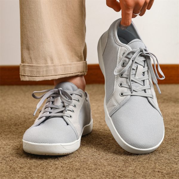 Wide Head Barefoot Shoes for Men and Women, Large Size 48, Casual Sports Shoes, Summer Breathable Mesh Shoes for Men