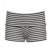 Color blocking striped printed sports and leisure home shorts for women