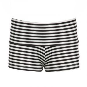 Color blocking striped printed sports and leisure home shorts for women