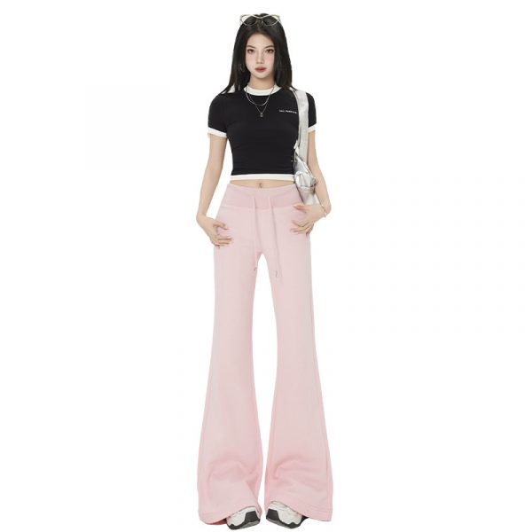 Women's Pants Casual Trousers for Women Hoof-length Floor-length Pants