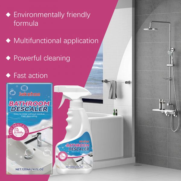 Jakehoe Bathroom Descaling Cleaner Bathroom Kitchen Multi-Functional Cleaning Tile Glass Cleaning Descaling Agent