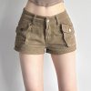 Women's summer workwear denim shorts