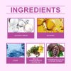 Roxelis Travel Perfume (Saffron)Herbal Charm Perfume Keep Fragrance Release Charm Misty Rain Garden Wood Scent Portable Herbal Perfume