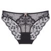 French Style Sexy Lace Briefs Ultra-thin Breathable Plus Size Women's Thong Underwear Low Waist Butt-lifting