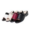 Women's Sandals High Heel Waterproof Platform Thick Sole Casual Shoes Plus Size 43