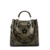 Handbag Women's Fashion Embossed Tote Bag Large Capacity Maternity Bucket Bag