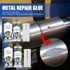 EELHOE Metal Ab Casting Adhesive (50ml)  Metal Repair Agent for Filling Cracks, Sealing Leaks, Quick-Drying Cracks and High-Temperature Resistant Welding