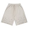 Men's Clothing Spring Solid Color Hole Heavyweight Sports Shorts Casual