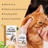 Yegbong Pet Ear Cleaner All-Purpose Ear Cleaning Dirt Cleaning Solution For Cats And Dogs
