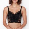 Thin Mesh Lace Bra Large Chest Minimizer Shapewear Boned Underwear