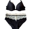 Sexy Women's Underwear Front Closure Backless Small Chest Gathering Bra Anti-Sagging Plus Size Lace Bra Set