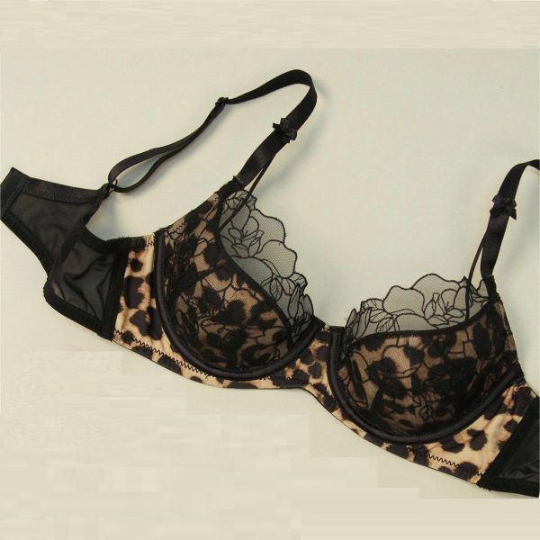 Summer Cross Pattern Lace Women's Underwear Sexy Push-Up Bra