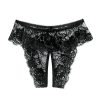 Women's sexy underwear with open crotch lace
