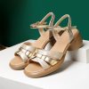 Open toed fashionable sandals for women's new summer versatile shoes