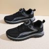 Big Size Unisex Sports Casual Shoes Breathable Walking Shoes Outdoor Hiking Trekking Men's Mesh Elderly Shoes Walking Shoes