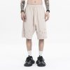 Men's Clothing Spring Solid Color Hole Heavyweight Sports Shorts Casual