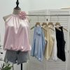Off shoulder neck vest for women