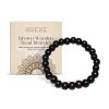 Black Coffee Wood Bead Bracelet Daily Hand Simple Fashion Everything With Niche Design Wood Bead Bracelet
