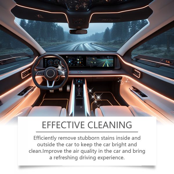 Homonth Multi-Purpose Interior Cleaner, Automotive Multi-Purpose Interior Cleaner Blend Foam Bright Refurbishment