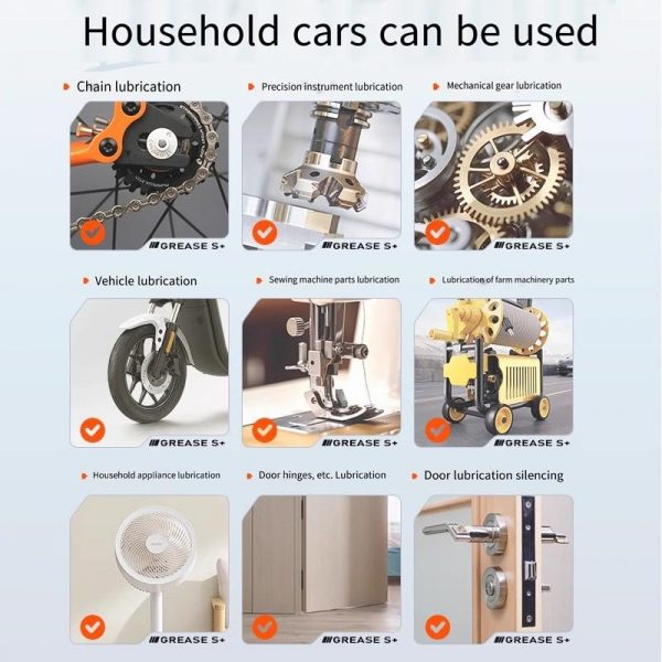 Rust And Noise Removal Spray - Multifunctional High Temperature Resistant Butter Spray For Cleaning Gears And Extending Their Service Life. Suitable For Equipment Maintenance