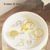 Rotating Handheld Blind Box Display Rack Transparent Labubu Plush Doll Storage Case Dust Cover