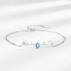 Sterling Silver One Deer Necklace With You Elk Antlers