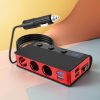 The Three-port Car Cigarette Lighter Adapter Expands One Socket To Three. The Current Output Is Stable And The Compatibility Is Good