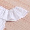 Summer No Hooded Suit Solid Cotton Children Clothing
