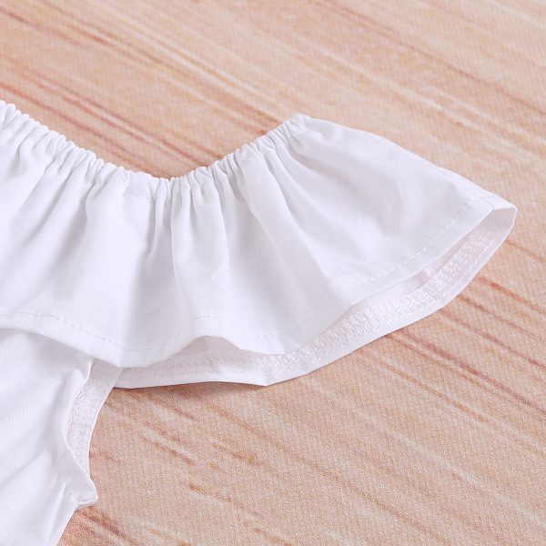 Summer No Hooded Suit Solid Cotton Children Clothing