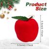 12Pcs Mini Christmas Ornament 2.1in Foam Red  Ball Ornament Pendants Xmas Tree Hanging Decorations For Holiday Party Supplies
