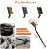 26Pcs Car Detailing Brush Kit Exterior Interior Car Cleaning Set Drill Brush Set Car Buffing Sponge Pads Kit For Cleaning Automobile Interior Exterior Wheels Dashboard
