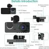3 Channel Dash Cam, 1080P Dash Cam Front And Rear Inside, Three Way Dash Camera For Cars, Car Camera With 32GB Card, 24H Parking Mode, Loop Recording, Super Night Vision