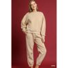 Umgee Fleece Jogger Pants with Drawstring