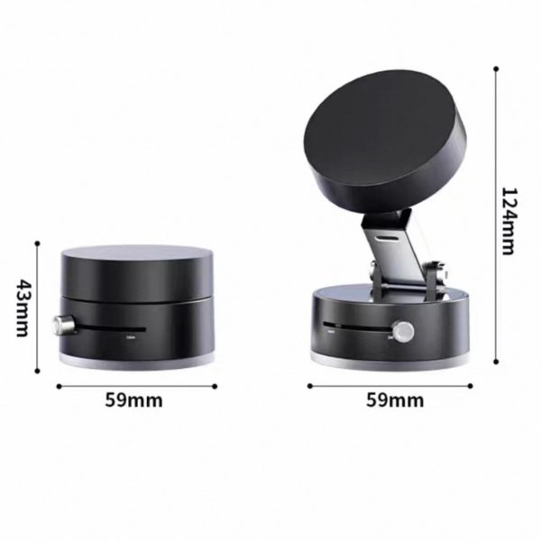 Vacuum Magnetic Bracket -360 Degree Rotation, Multi-scene Application, Easy Adsorption, Car, Home, Office Must-have