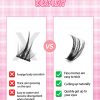 3D False Eyelashes, Multi-layered, Realistic, Soft And Comfortable, Natural Nude Makeup