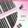 3D False Eyelashes, Multi-layered, Realistic, Soft And Comfortable, Natural Nude Makeup