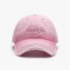 Letter Three-dimensional Embroidery Soft Top Burr Men's Baseball Cap