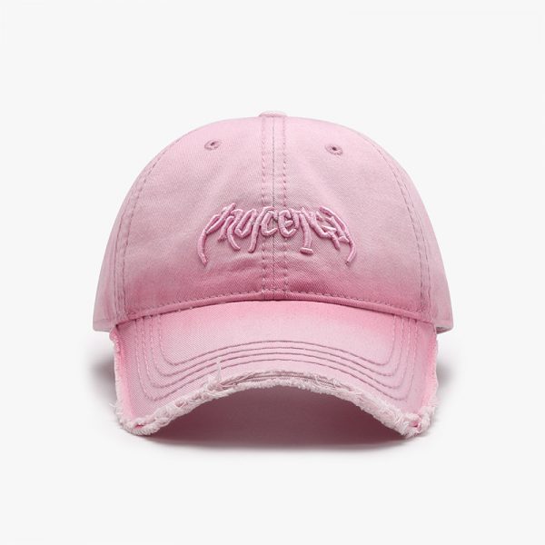 Letter Three-dimensional Embroidery Soft Top Burr Men's Baseball Cap
