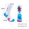 4 Pairs Men Compression Running Socks  Crew Athletic Anti Blister Cushioned Anti-odor Seamless Breathable For Running Hiking Cycling Fitness