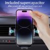 Wireless Car Charger 15W Fast Charging Auto Clamping Car Charger Phone Mount Phone Holder Fit