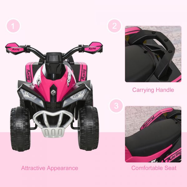 Toddler Push Car Foot-to-Floor 4 Wheels Music Light For Kids 18-36 Months