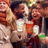 12 Pcs Christmas Plastic Tumblers Gingerbread Man Santa Reindeer Pattern 16 Oz Reusable Drink Cups Cute Beverage Cups For Beer Coffee Tea Xmas Holiday Party Supplies
