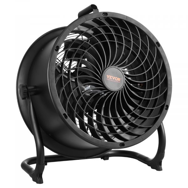 14 Inch Floor Fan 3 Speeds  Adjustable Tilt High-Velocity Industrial Fan