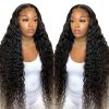 Creative Fashion Front Lace Black Long Curly Hair