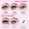 32 Rows Of Eyelashes Book Cluster 640 Segmented Lashes Set