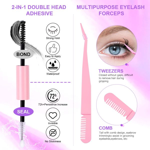 32 Rows Of Eyelashes Book Cluster 640 Segmented Lashes Set