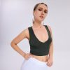 Cool Summer Fashionable And Sexy Deep V -neck Camisole Exposed Navel Suspender Vest