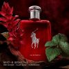 RALPH LAUREN FRAGRANCES Polo Red - Eau de Parfum - Men's Cologne - Woody & Spicy - With Ginger, Sage, and Cedarwood - Medium Intensity - 4.2 Fl Oz