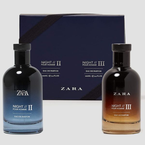 Zara 2X Night Pour Homme II - Night III Eau De Parfum 3.4 fl. Oz.