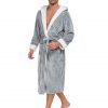 05d22307-3db7-4052-a562-30e5104e6b3e.jpg RONGTAI Ladies Long Fleece Bathrobe